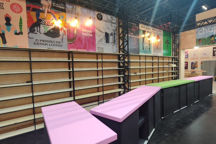 "Stand Todavia+Baião - Bienal do Livro/ 2024"